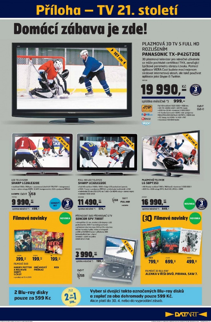 leták Datart strana 1 leták Datart strana 1