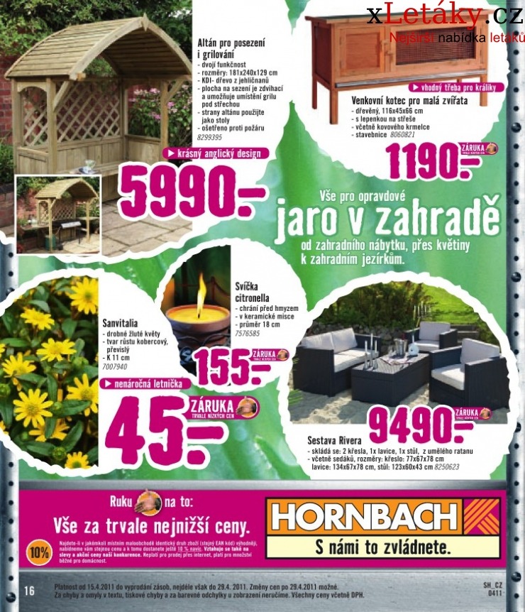 leták Hornbach leták strana 1 leták Hornbach leták strana 1