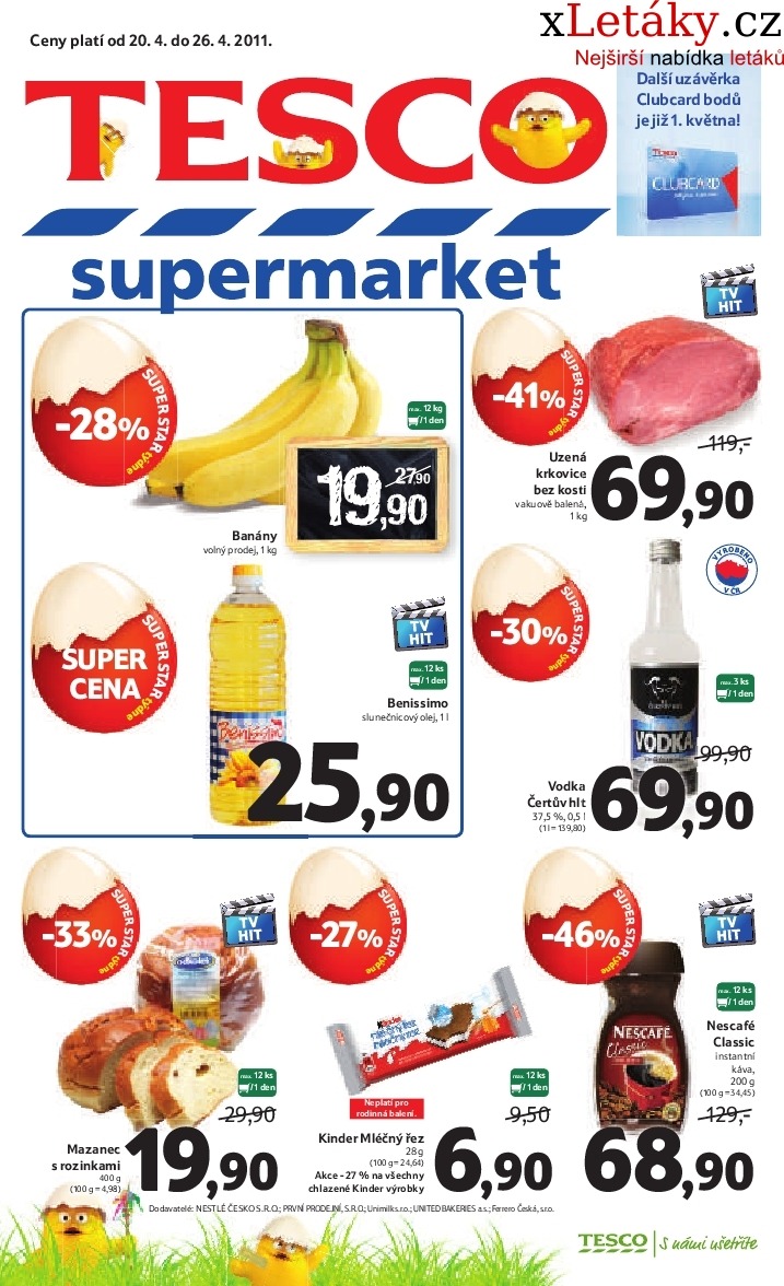 letk Tesco aktuln letk strana 1