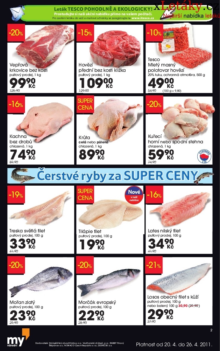 leták Tesco akční leták strana 1 leták Tesco akční leták strana 1