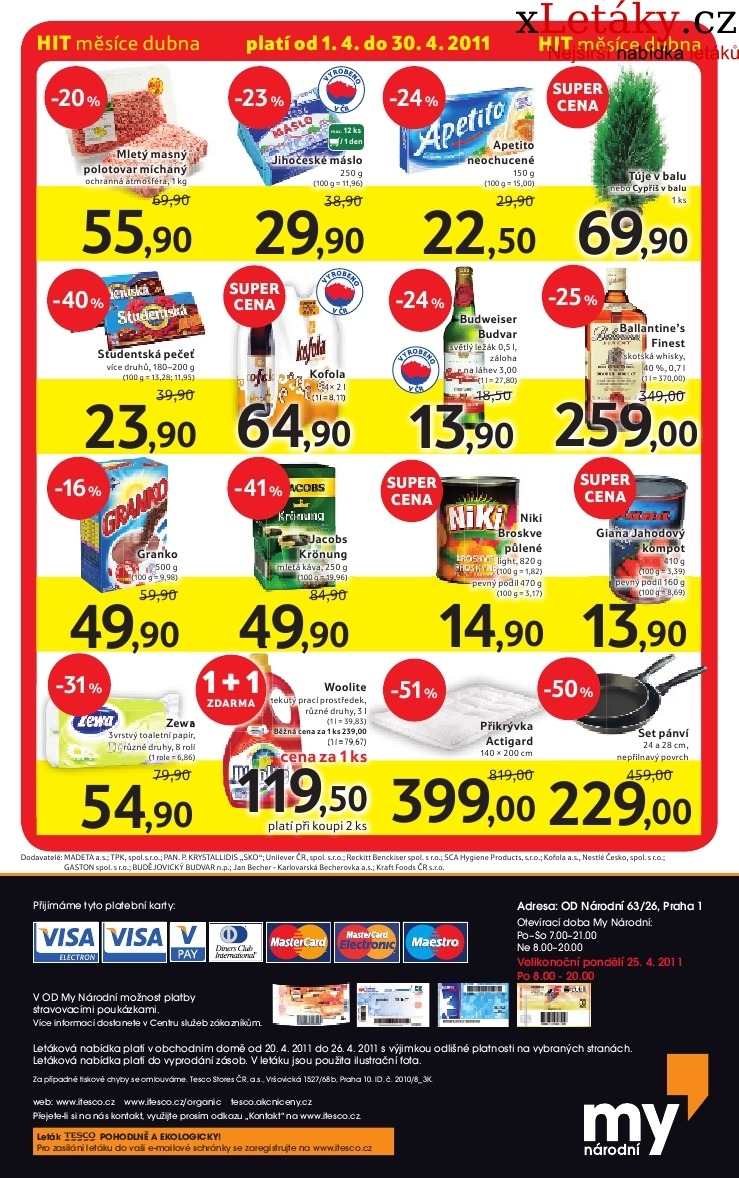 leták Tesco akční leták strana 1 leták Tesco akční leták strana 1