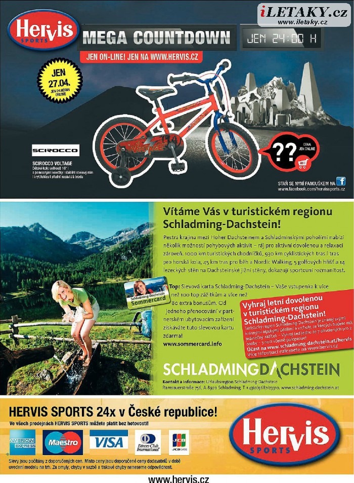 leták Hervis strana 1 leták Hervis strana 1