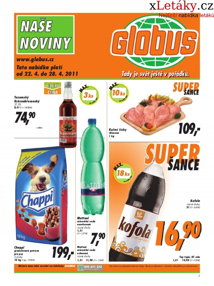 leták Globus leták strana 1 leták Globus leták strana 1