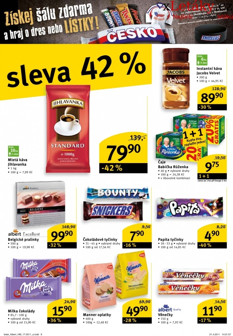 leták Albert Hypermarket leták strana 1 leták Albert Hypermarket leták strana 1