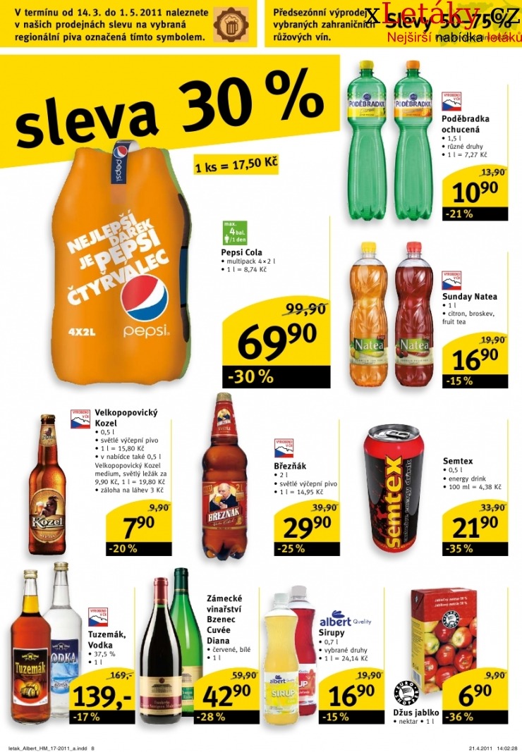 leták Albert Hypermarket leták strana 1 leták Albert Hypermarket leták strana 1