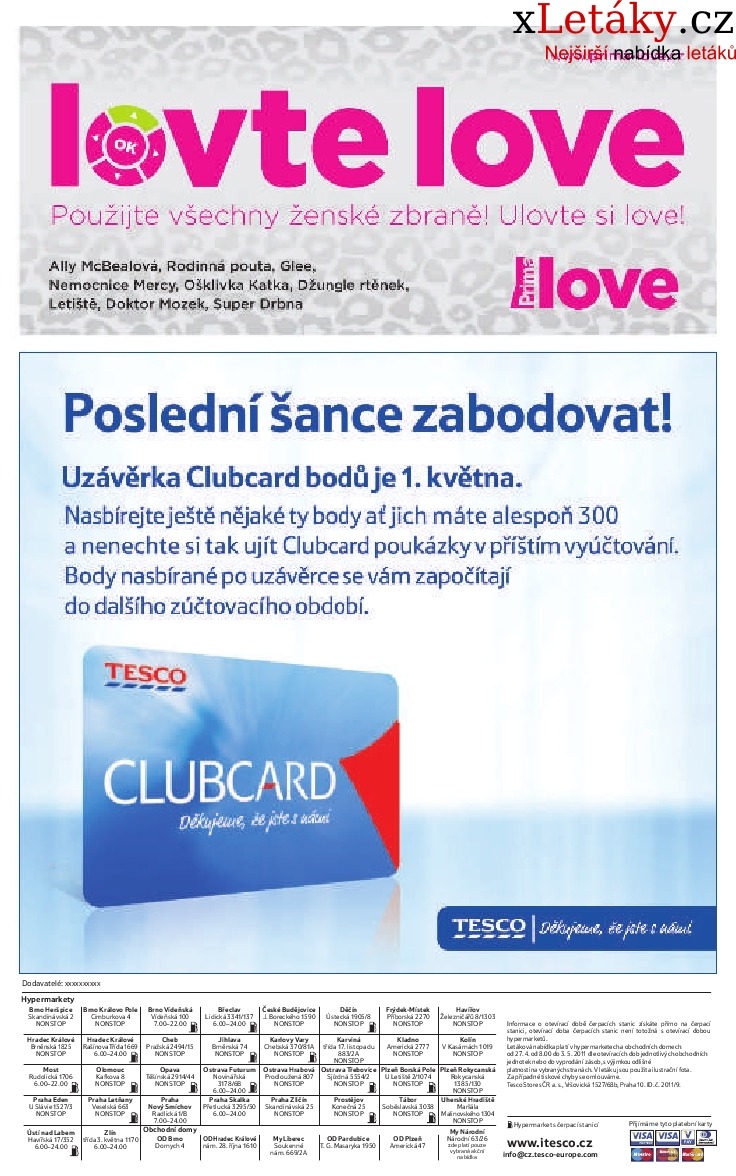 leták Tesco leták strana 1 leták Tesco leták strana 1