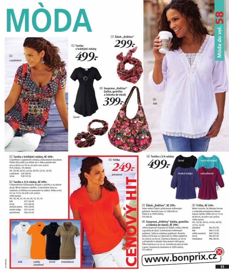 leták Bonprix strana 1 leták Bonprix strana 1