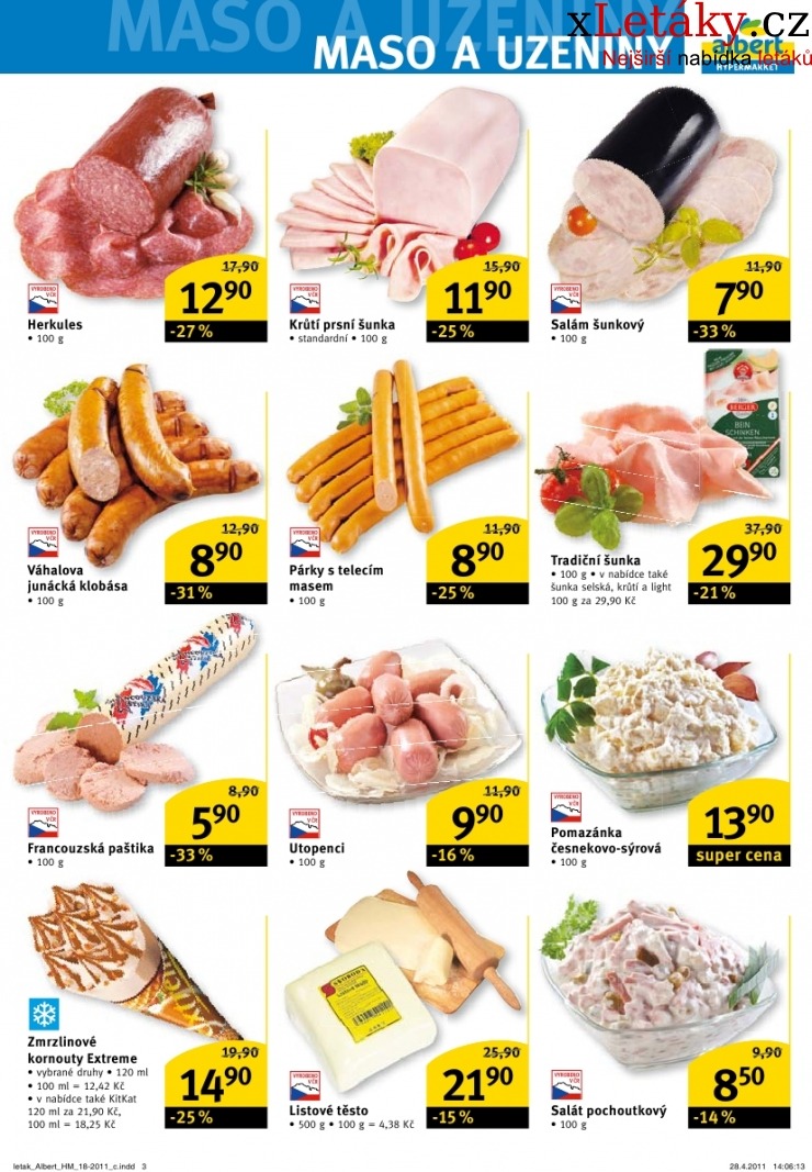 leták Albert Hypermarket leták strana 1 leták Albert Hypermarket leták strana 1