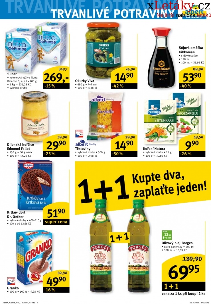 leták Albert Hypermarket leták strana 1 leták Albert Hypermarket leták strana 1