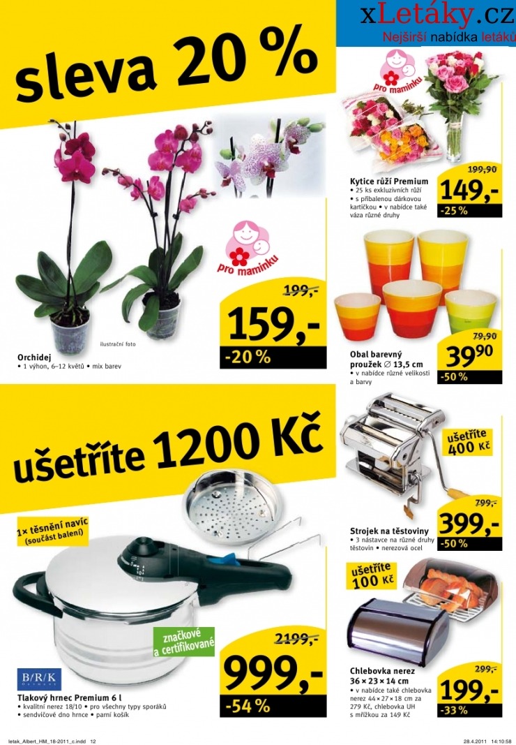 leták Albert Hypermarket leták strana 1 leták Albert Hypermarket leták strana 1