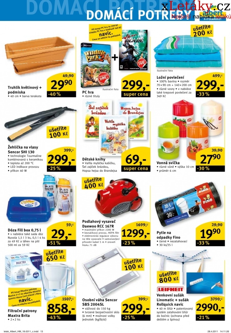 leták Albert Hypermarket leták strana 1 leták Albert Hypermarket leták strana 1