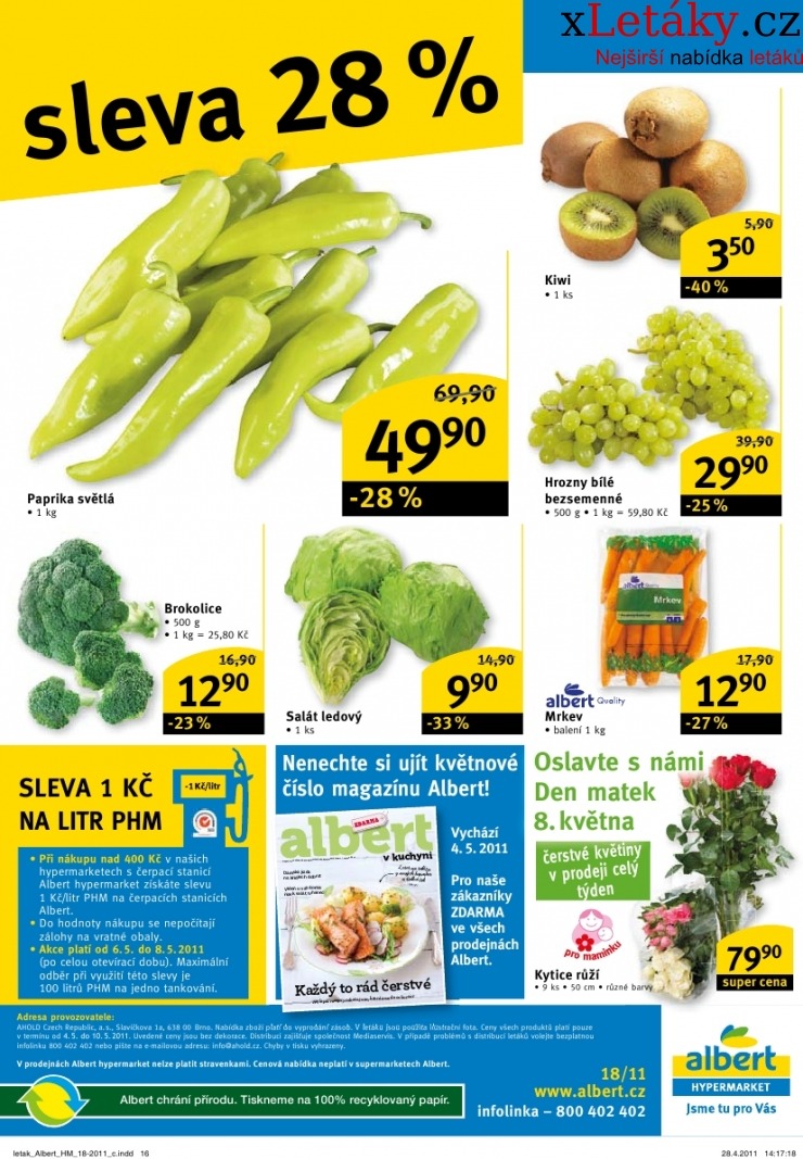 leták Albert Hypermarket leták strana 1 leták Albert Hypermarket leták strana 1