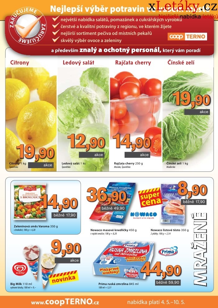 leták COOP aktuální leták strana 1 leták COOP aktuální leták strana 1