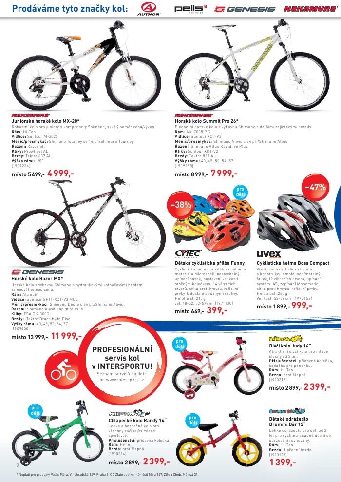 leták Intersport strana 1 leták Intersport strana 1