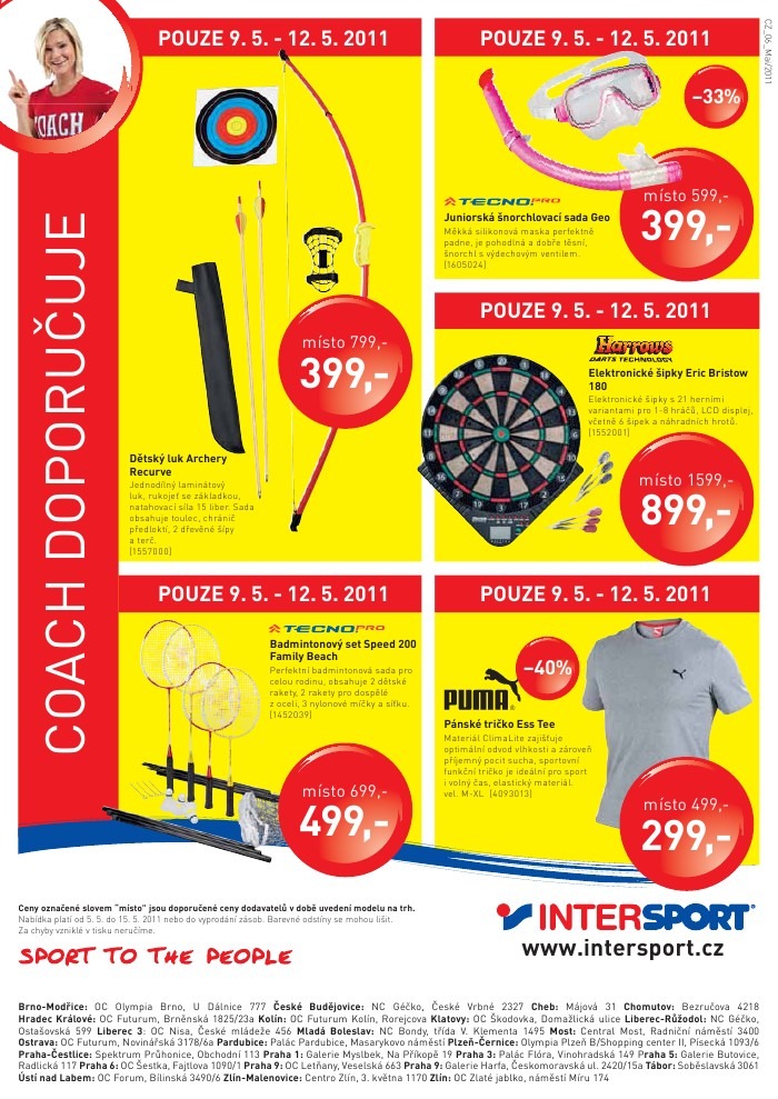 leták Intersport strana 1 leták Intersport strana 1