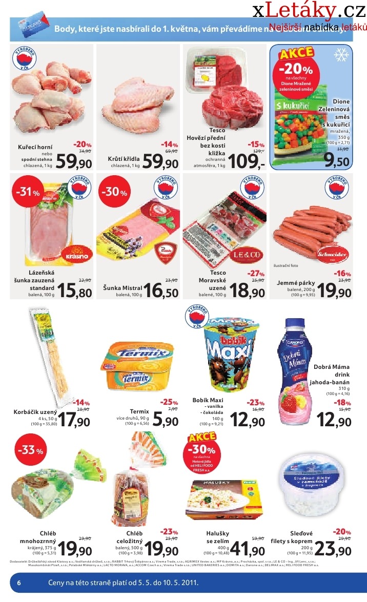 leták Tesco aktuální leták strana 1 leták Tesco aktuální leták strana 1