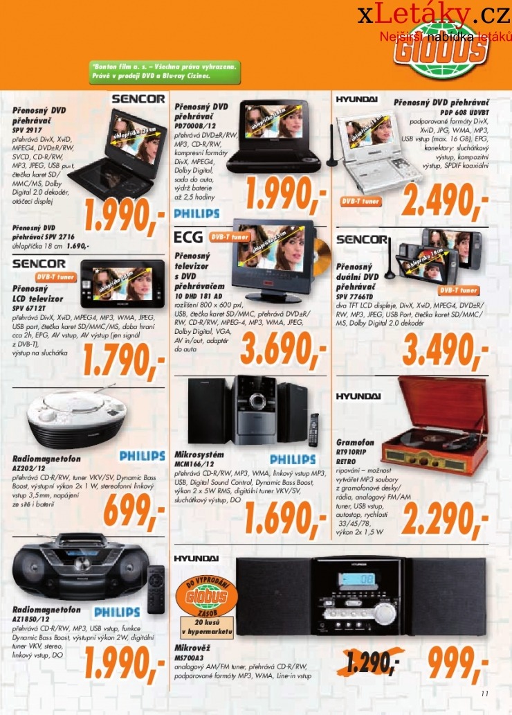 leták Globus leták strana 1 leták Globus leták strana 1