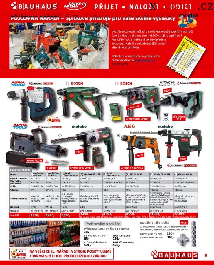 leták Bauhaus leták strana 1 leták Bauhaus leták strana 1