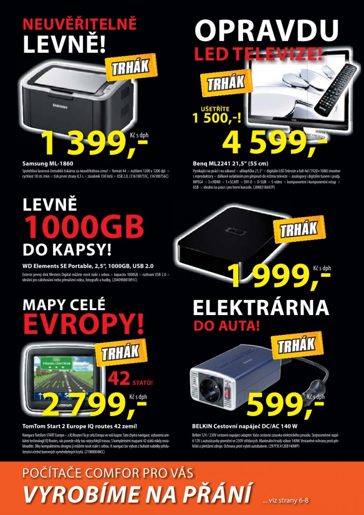 leták Comfor strana 1 leták Comfor strana 1