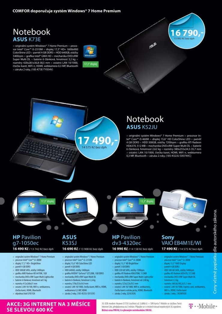 leták Comfor strana 1 leták Comfor strana 1