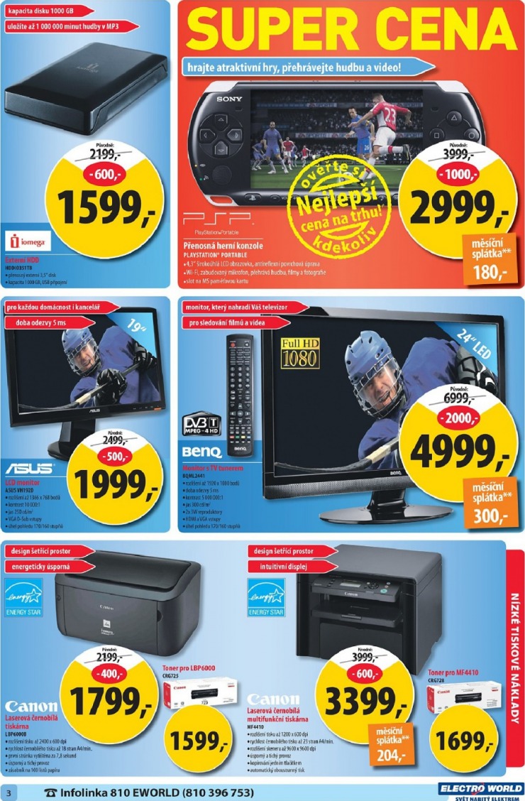leták Electro World strana 1 leták Electro World strana 1