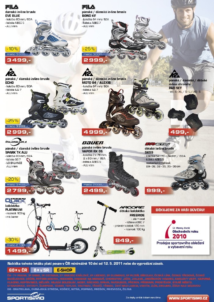 leták Sportisimo strana 1 leták Sportisimo strana 1