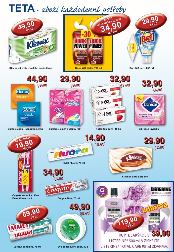 leták TETA drogerie strana 1 leták TETA drogerie strana 1