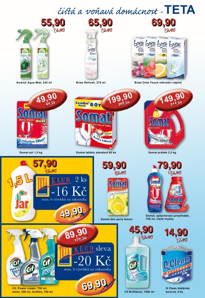 leták TETA drogerie strana 1 leták TETA drogerie strana 1