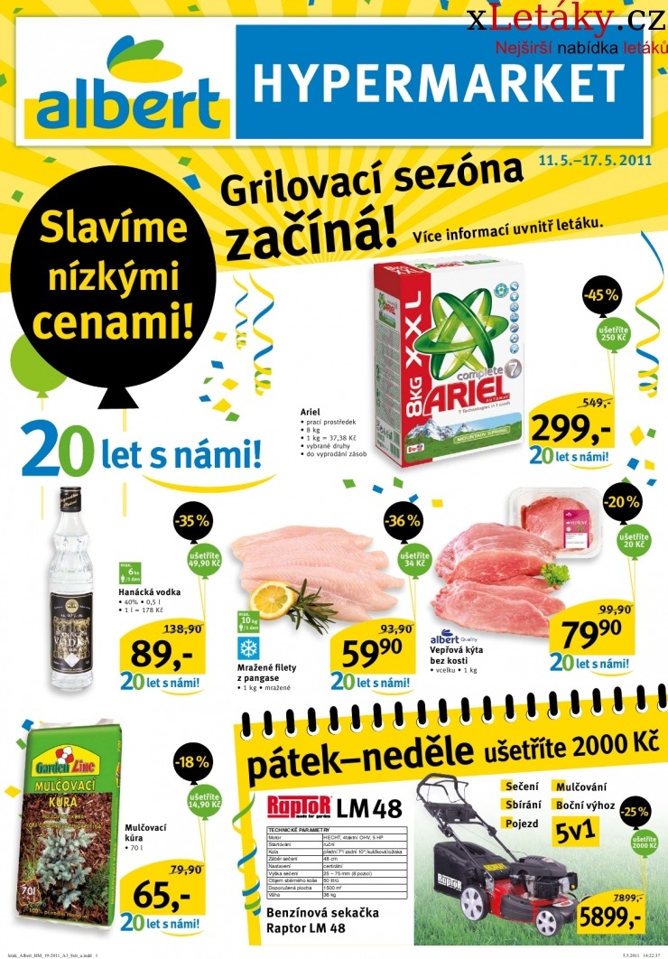 leták Albert Hypermarket leták strana 1 leták Albert Hypermarket leták strana 1