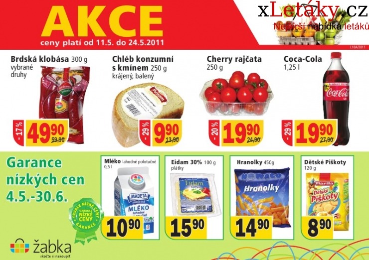 leták Žabka leták strana 1 leták Žabka leták strana 1