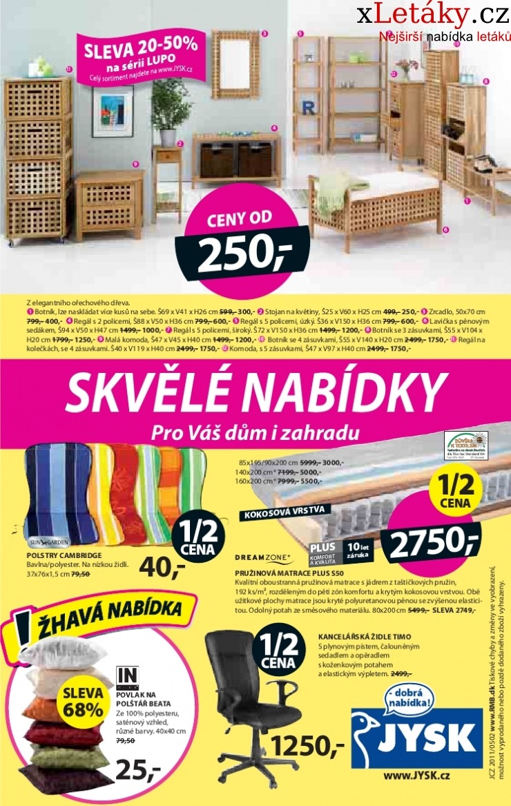 leták Jysk aktuální leták strana 1 leták Jysk aktuální leták strana 1