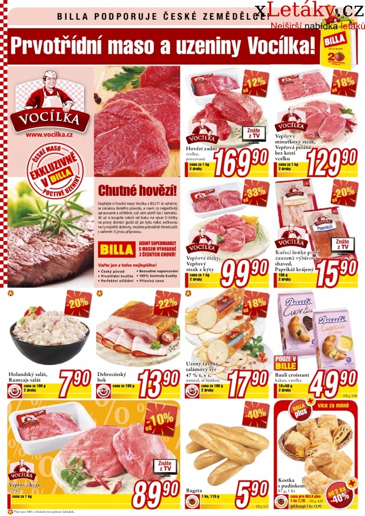 leták Billa leták strana 1 leták Billa leták strana 1