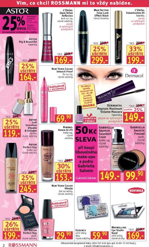 leták Rossmann strana 1 leták Rossmann strana 1