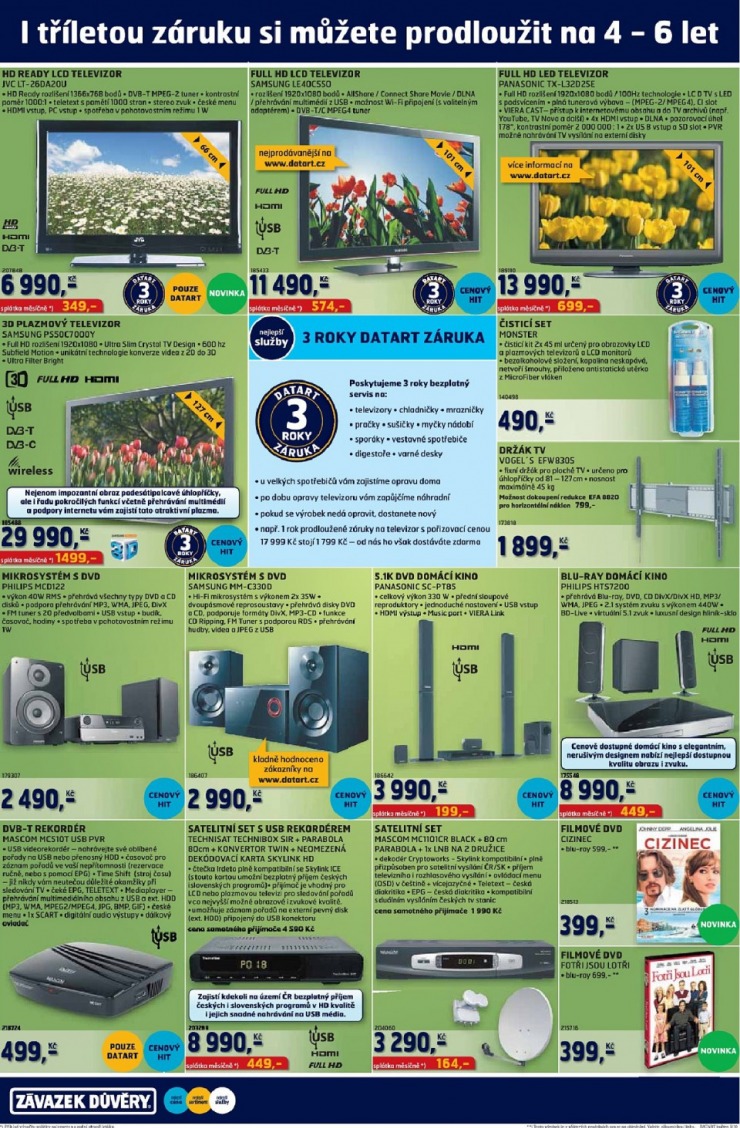 leták Datart strana 1 leták Datart strana 1