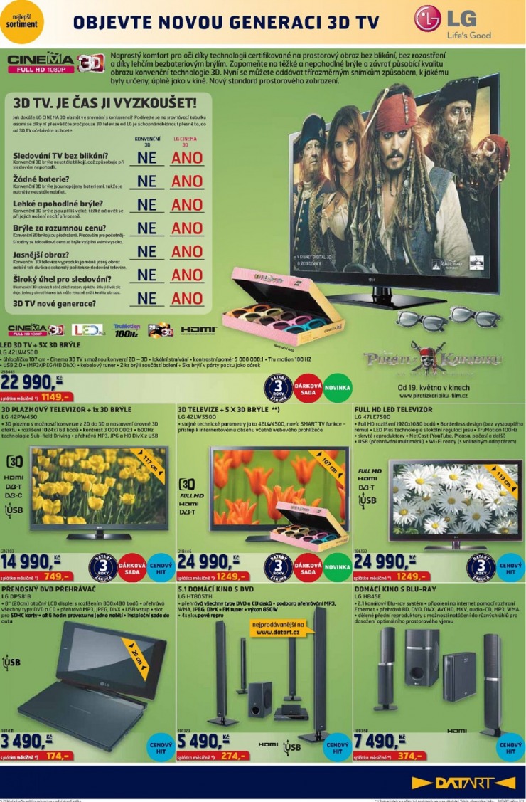 leták Datart strana 1 leták Datart strana 1