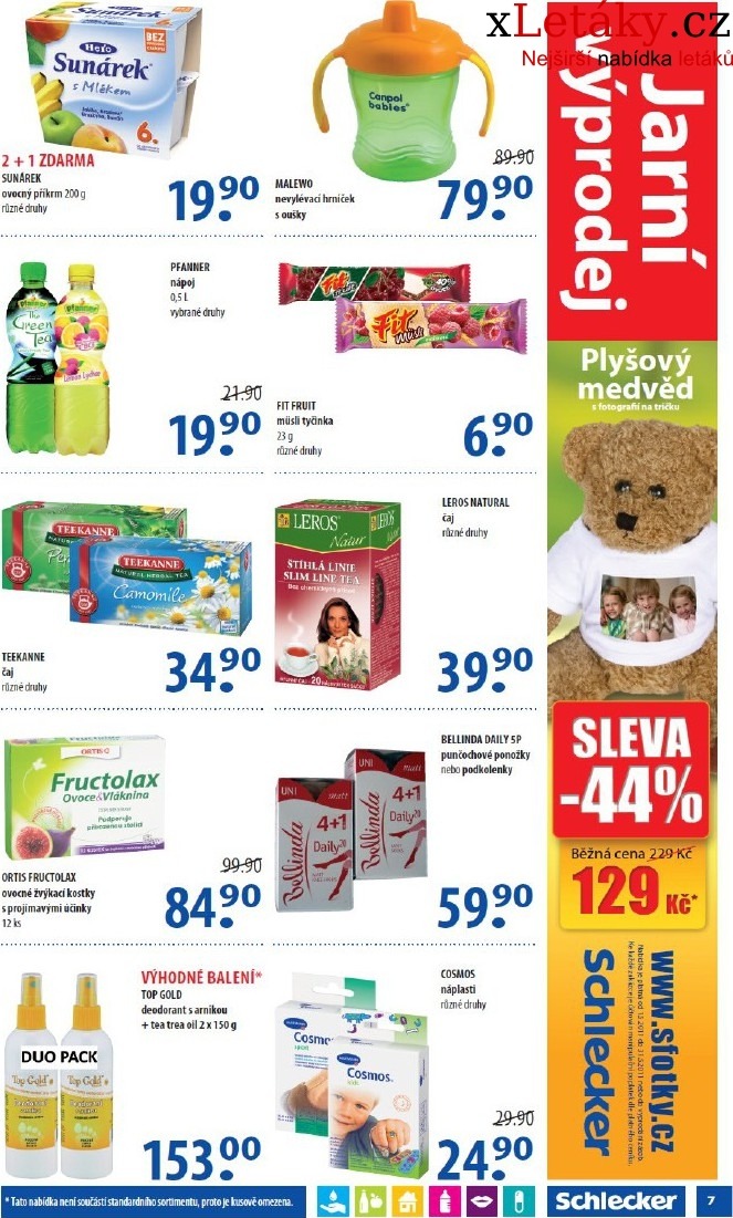 leták Schlecker akční leták strana 1 leták Schlecker akční leták strana 1