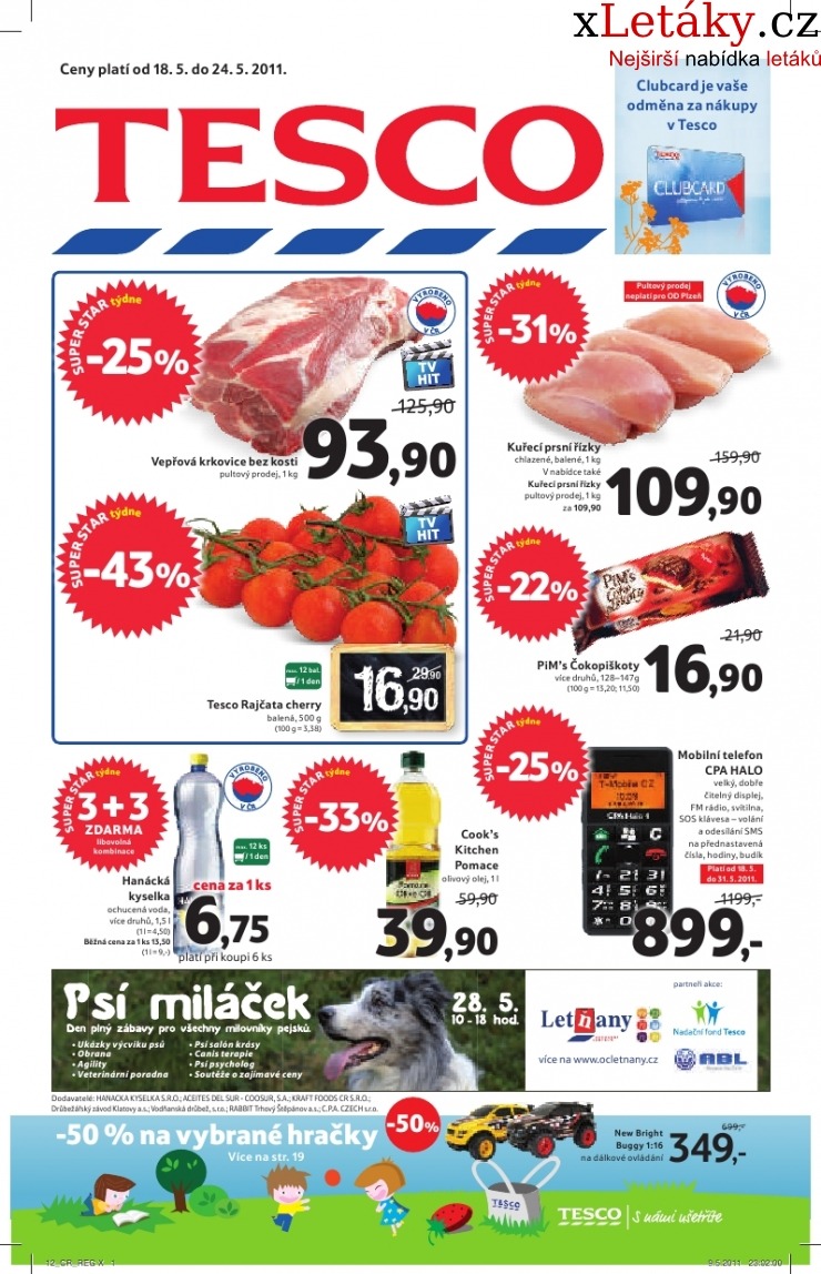 letk Tesco aktuln letk strana 1