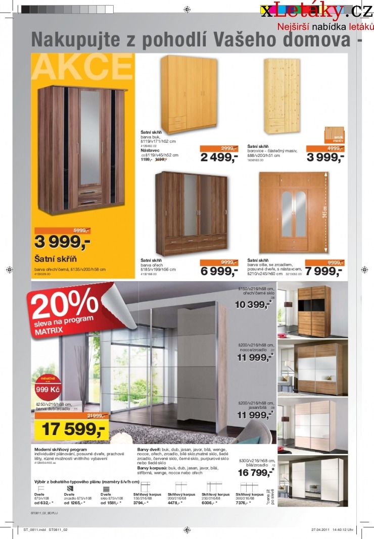 leták Sconto nábytek leták strana 1 leták Sconto nábytek leták strana 1
