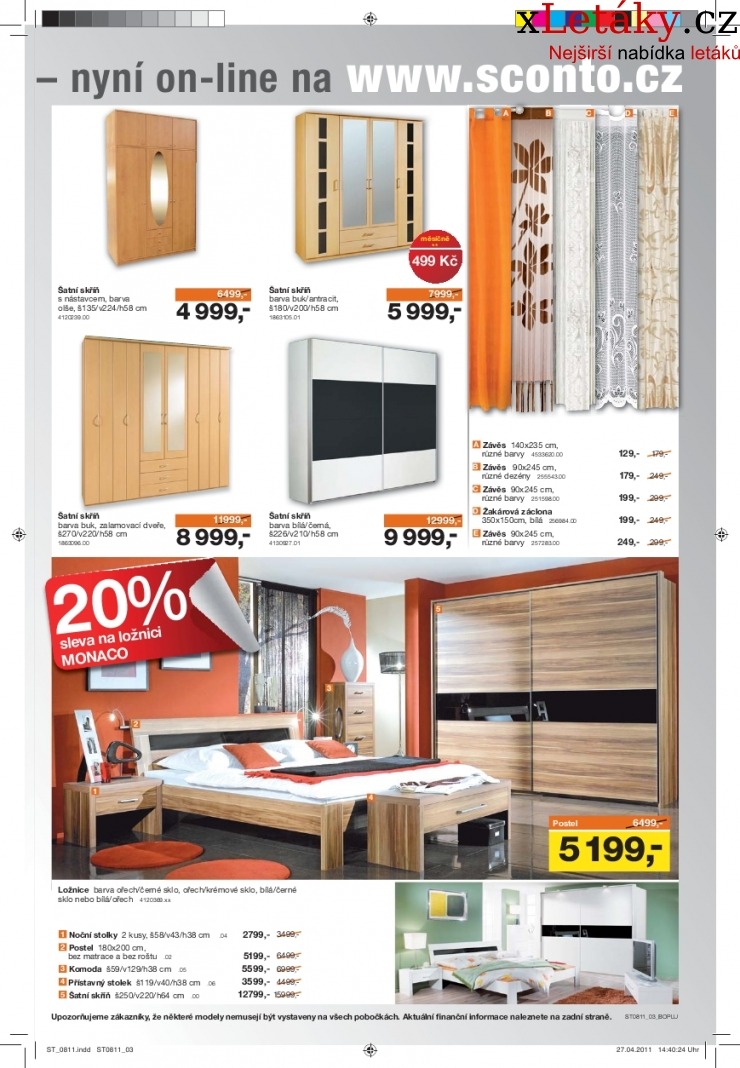 leták Sconto nábytek leták strana 1 leták Sconto nábytek leták strana 1