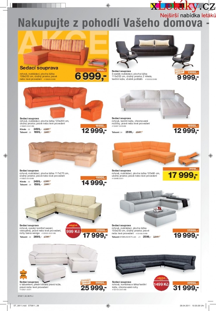 leták Sconto nábytek leták strana 1 leták Sconto nábytek leták strana 1