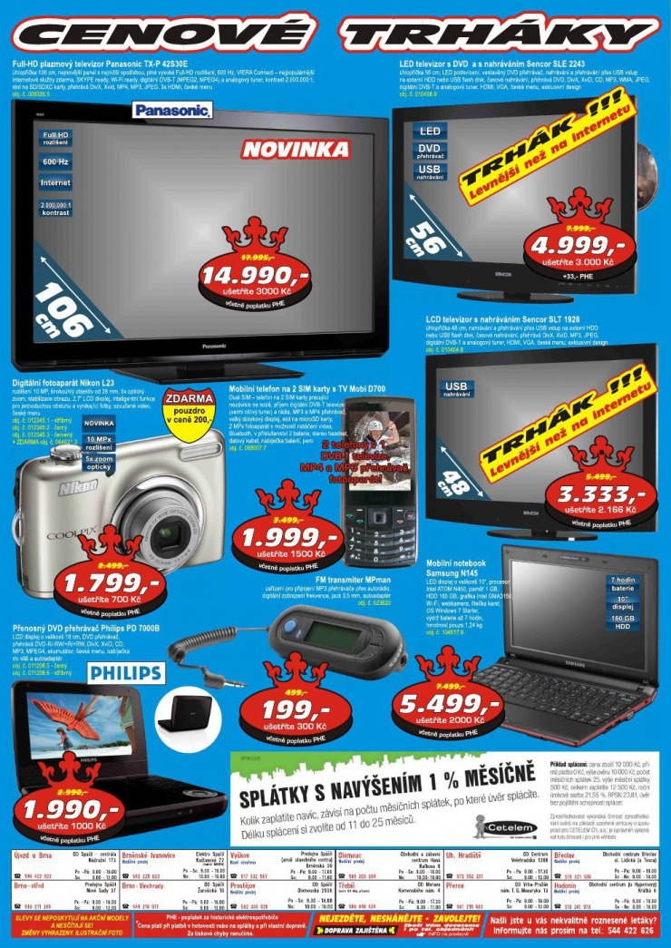 leták Elektro Spáčil strana 1 leták Elektro Spáčil strana 1