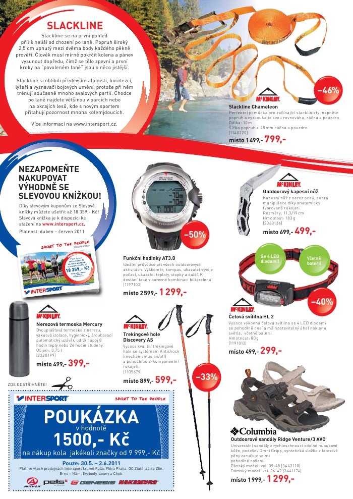 leták Intersport strana 1 leták Intersport strana 1