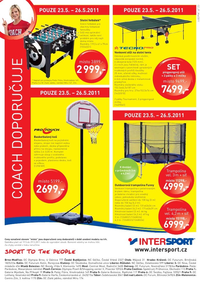 leták Intersport strana 1 leták Intersport strana 1