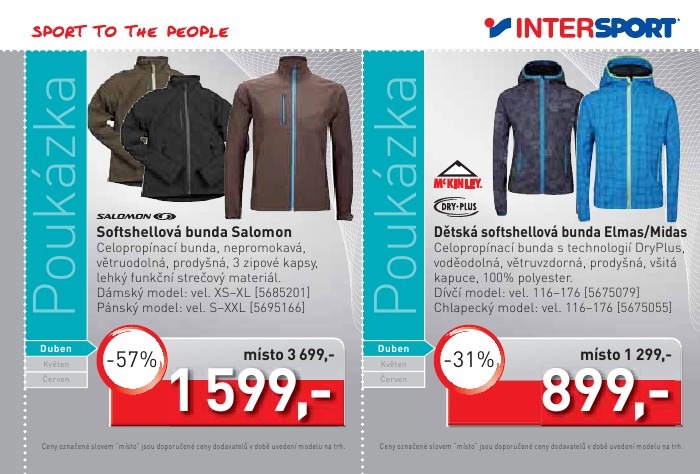leták Intersport strana 1 leták Intersport strana 1