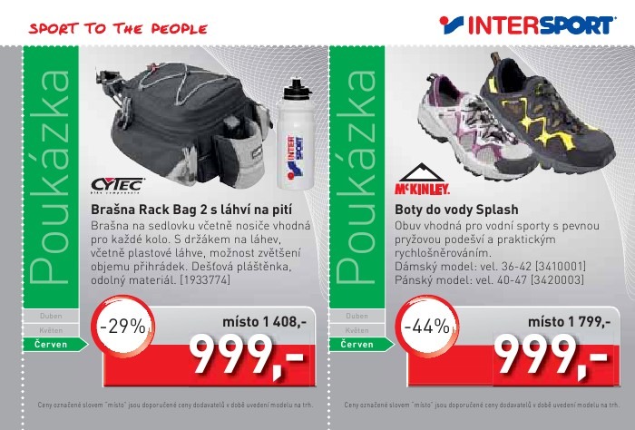 leták Intersport strana 1 leták Intersport strana 1