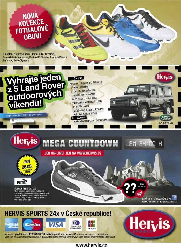 leták Hervis strana 1 leták Hervis strana 1