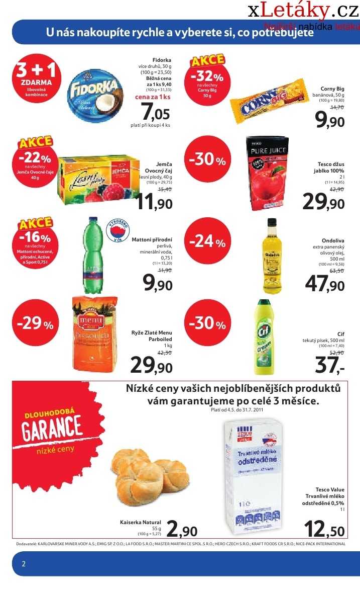 leták Tesco akční leták strana 1 leták Tesco akční leták strana 1