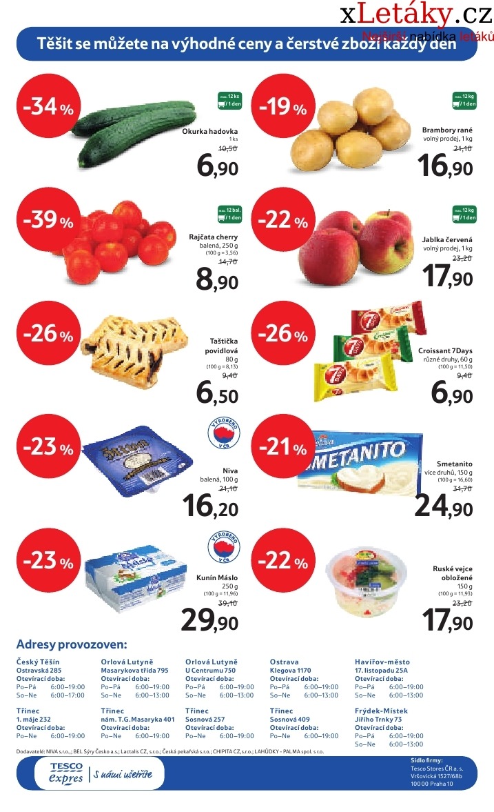 leták Tesco akční leták strana 1 leták Tesco akční leták strana 1