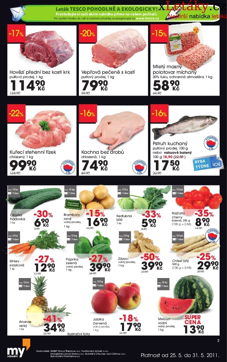 leták Tesco leták strana 1 leták Tesco leták strana 1