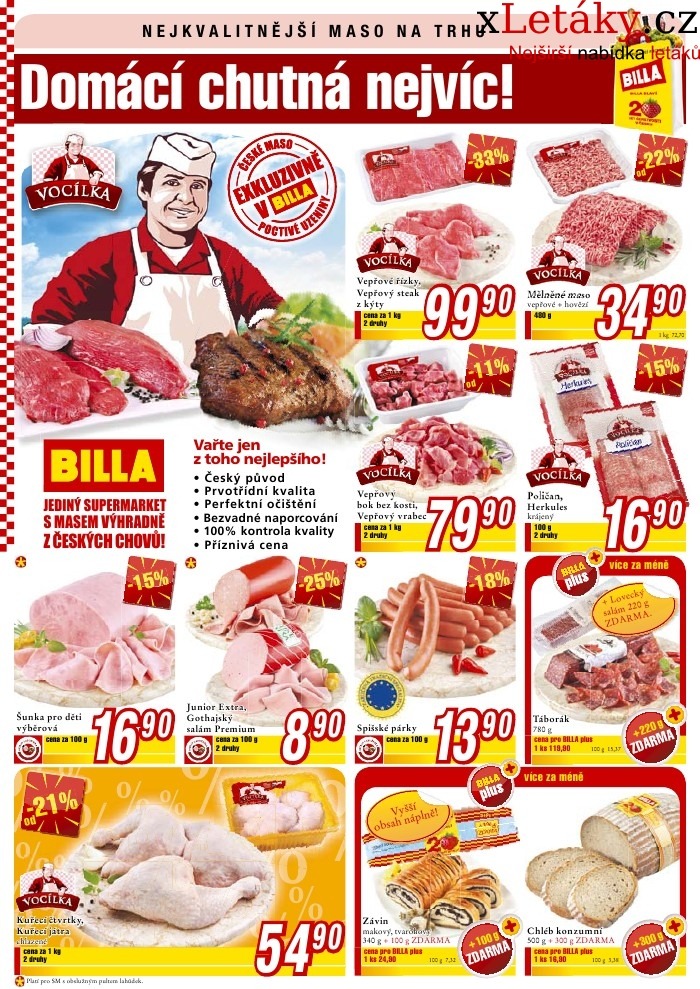 leták Billa leták strana 1 leták Billa leták strana 1